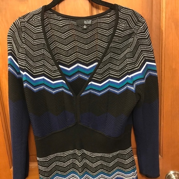 A.N.A. V-Neck Sweater Dress Size Medium❗️PRICE IS FIRM❗️ - Picture 2 of 4